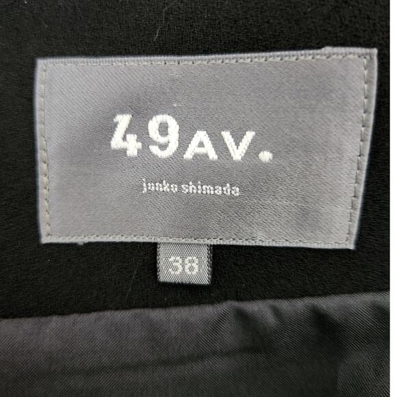 Vintage 49 AV by Junko Shimada Black Sheath Dress W/ Pockets Made in Japan - Picture 2 of 7